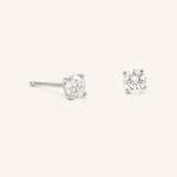 Flourishing Moissanite Stud Earrings