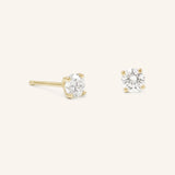 Flourishing Moissanite Stud Earrings