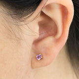 Sweet Nothings Amethyst Stud Earrings