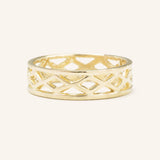 Stay Cozy Basket Weave Ring