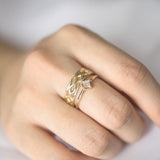 Stay Cozy Basket Weave Ring