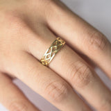 Stay Cozy Basket Weave Ring