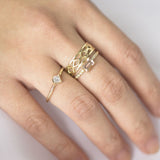 Stay Cozy Basket Weave Ring