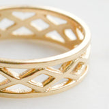 Stay Cozy Basket Weave Ring