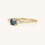 Forget Me Not Montana Sapphire Diamond Ring