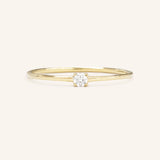 Very Peri Petite Diamond Ring