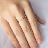 Very Peri Petite Diamond Ring