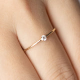 Very Peri Petite Diamond Ring