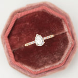 Bridal Blush Moissanite Engagement Ring