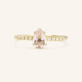 Bridal Blush Morganite Engagement Ring
