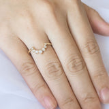 Diamond Charm Wedding Ring