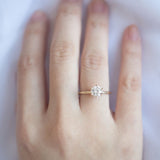 The Finale Six Round Moissanite Solitaire Engagement Ring