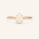 Buttonsage Pear Opal Ring