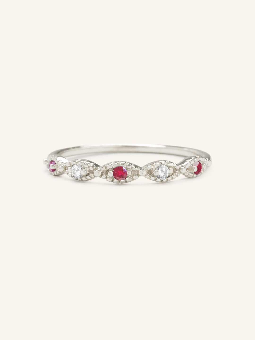 Sequin Ruby Diamond Ring
