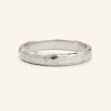 The Forge 3MM Half Round Hammered Band