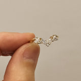 Ivy Lights Marquise and Round Cluster Wedding Band