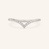Sparks Diamond V Wedding Ring