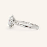 Turning Oak Moissanite Diamond Engagement Ring