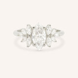 Emme Marquise Diamond Cluster Engagement Ring