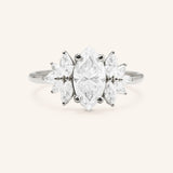 Emme Marquise Cluster Engagement Ring