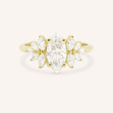 Emme Marquise Diamond Cluster Engagement Ring