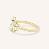 Emme Marquise Diamond Cluster Engagement Ring