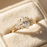 Emme Marquise Diamond Cluster Engagement Ring