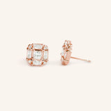 Pinafore Princess Moissanite Diamond Earrings