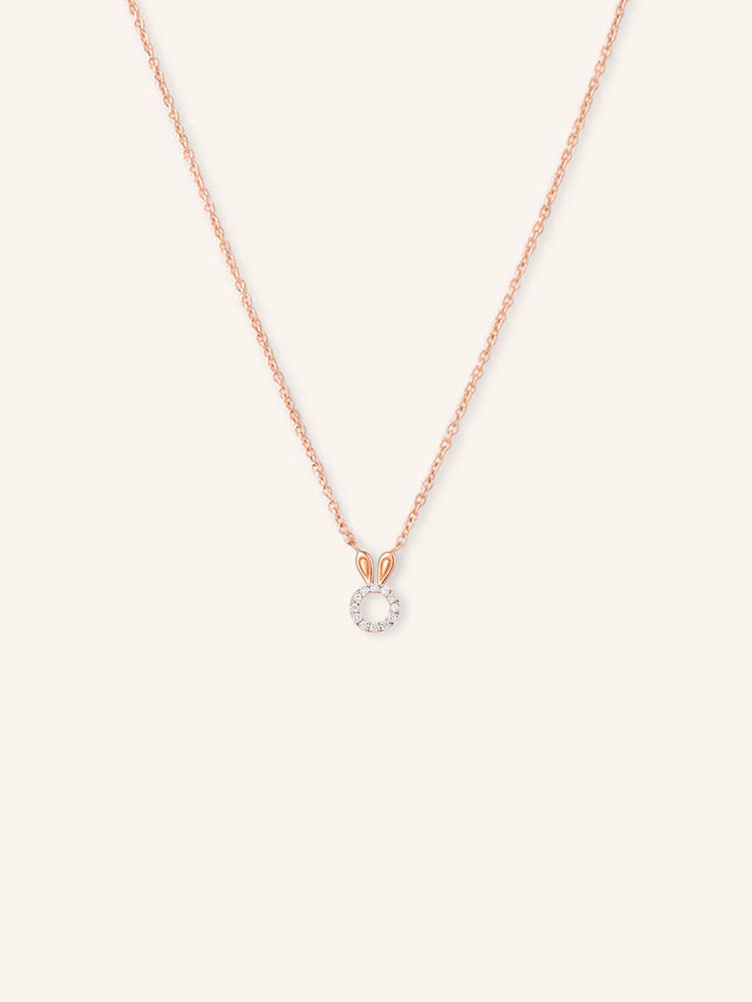 New Year New Fortune Rabbit Diamond Necklace