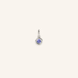 Deco Charm Bezel Set Tanzanite Birthstone | December Birthstone