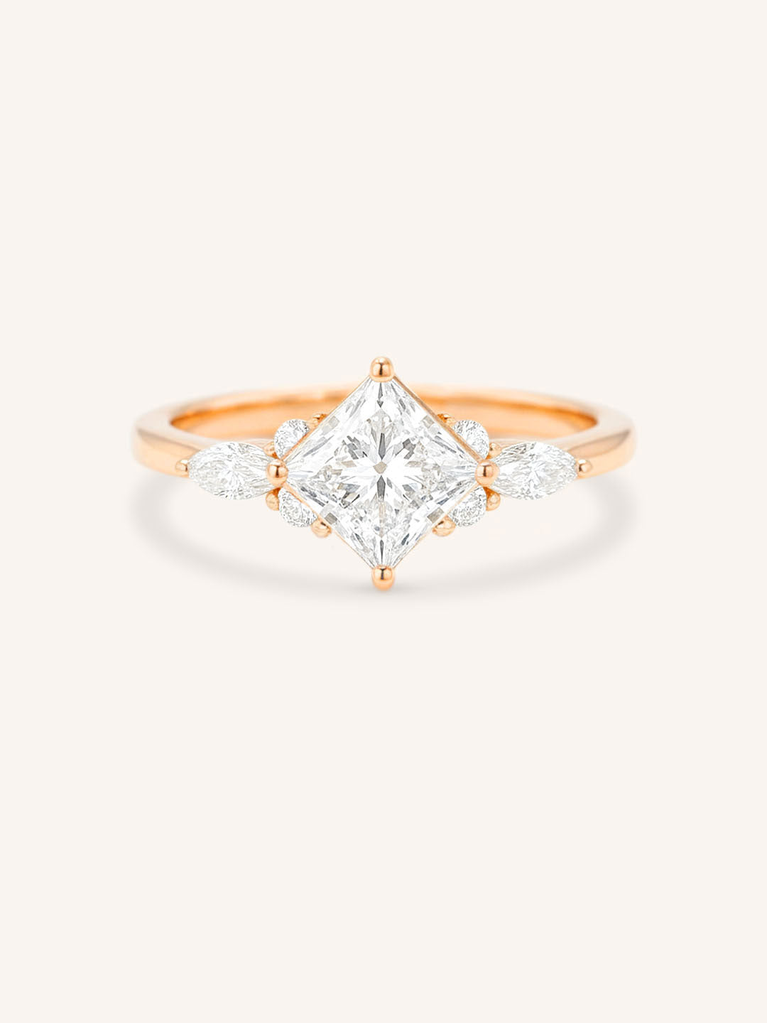 Nalani Princess Cut Diamond Engagement Ring