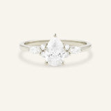 Nalani Pear Cut Diamond Engagement Ring