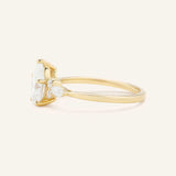 Nalani Pear Cut Diamond Engagement Ring