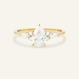 Nalani Pear Cut Diamond Engagement Ring