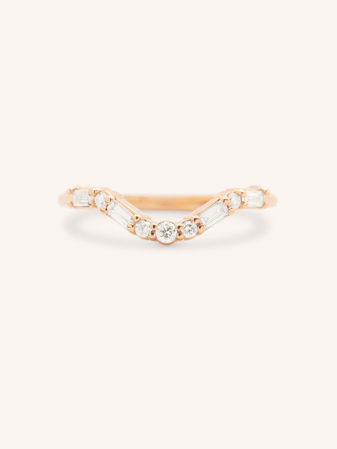 Alice Curved Diamond Ring