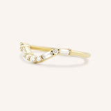 Alice Curved Diamond Ring
