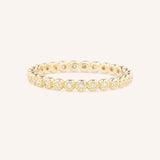 Louise Diamond Milgrain Eternity Band
