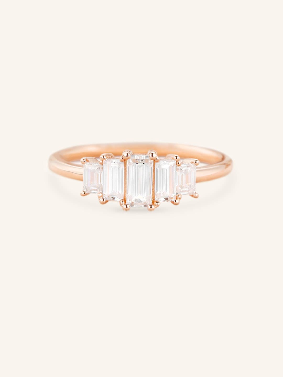Lila Baguette Diamond Ring