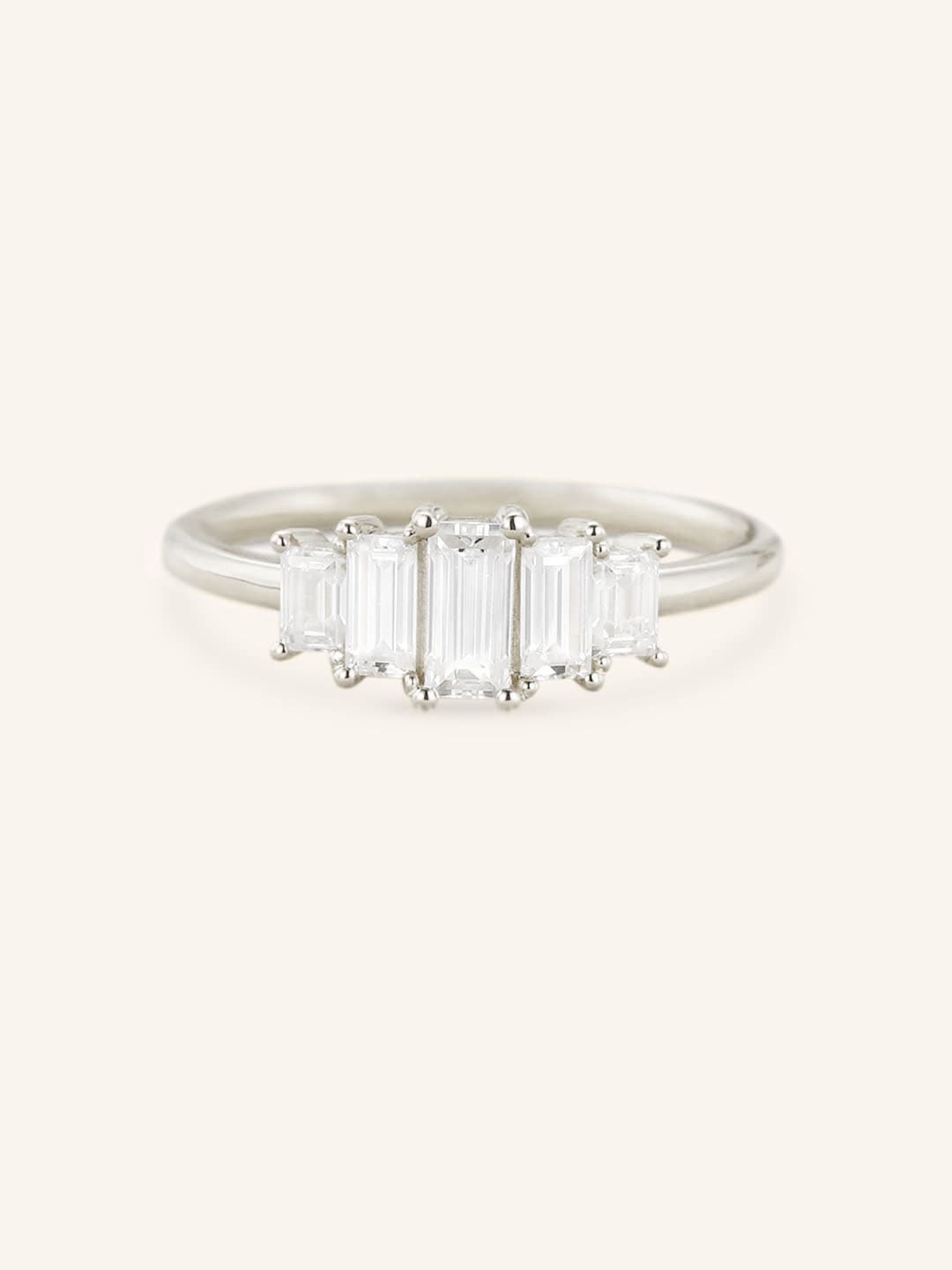 Lila Baguette Diamond Ring