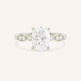 Della Elongated Cushion Cut Diamond Engagement Ring