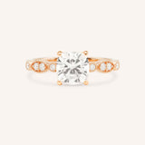 Della Cushion Cut Diamond Engagement Ring