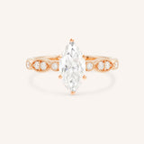 Della Marquise Cut Diamond Engagement Ring