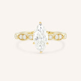 Della Marquise Cut Diamond Engagement Ring