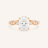 Della Oval Cut Diamond Engagement Ring