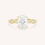 Della Oval Cut Diamond Engagement Ring