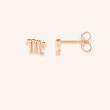 Zodiac "Virgo" Stud Earrings