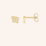 Zodiac "Virgo" Stud Earrings