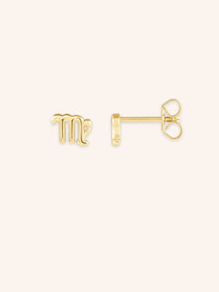 Zodiac "Virgo" Stud Earrings