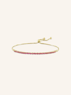 Raina Ruby Adjustable Bolo Bracelet