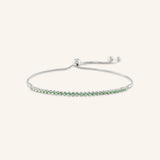 Raina Emerald Adjustable Bolo Bracelet